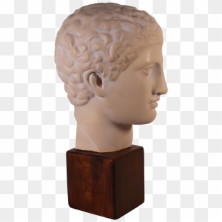 Plaster Bust Of Roman Male - Bust Clipart