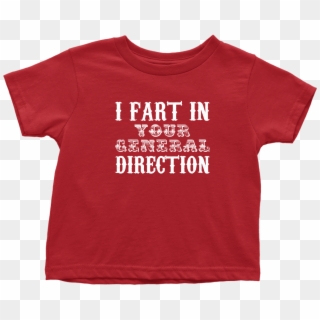 Monty Python Classic Fart Joke Toddler T-shirt - Active Shirt Clipart