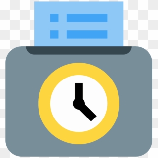 Time Card Icon - Timecard Icon Clipart