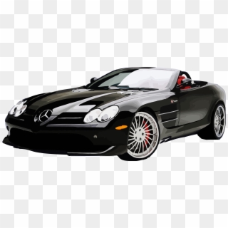 Vector Freeuse Benz Slr Mclaren S Class Black Mercedesbenz - Mercedes-benz Clipart