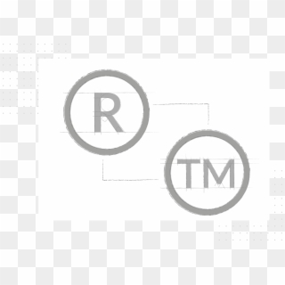 Image Of Registered And Trademark Logos - Circle Clipart