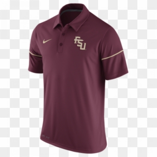Nike Men's 2016 College Team Issue Polo With Stacked - Fsu Clipart