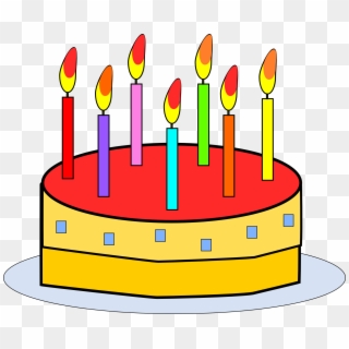Birthday Torte Clip Art - Birthday Cake Clip Art - Png Download