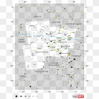 195 × 240 Pixels - Sagittarius Constellation Star Chart Clipart