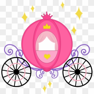 Baby Girl Clipart, Cinderella Carriage, Princess Carriage, - Carroza De Cenicienta Dibujo - Png Download