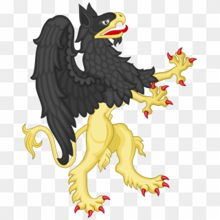 Open - Griffin Coat Of Arms Supporter Clipart