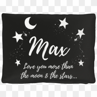 Custom Moon & Stars Pet Bed - Flag Clipart