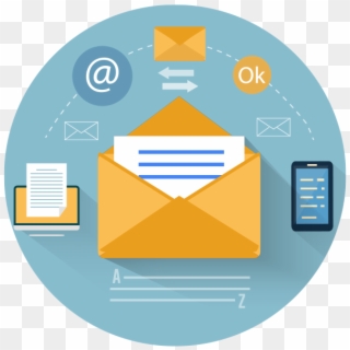 Icon Email Crm - Email Marketing Icon Transparent Clipart