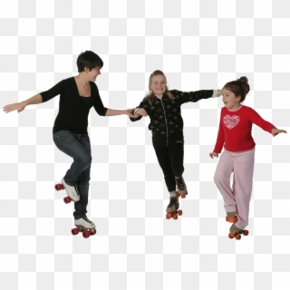 October Is National Roller Skating Month And We Couldn't - Person Roller Skaters Png Clipart