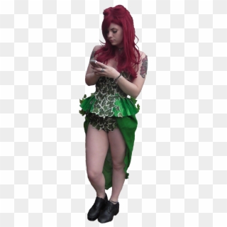 Poison Ivy Cut Out Body - Halloween Costume Clipart