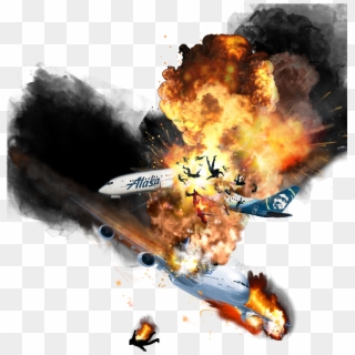 #plane #crash #badday #karma #death #unlucky - Transparent Plane Crash Png Clipart