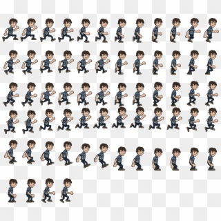 /// Mobile Graphic Easel Examples Assets Runninggrant - Boy Sprite Sheet Png Clipart