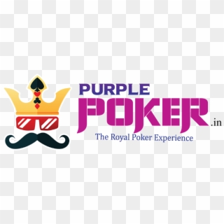 Banner - Purple Poker Logo Clipart