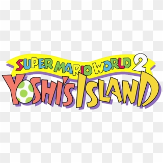 Super Mario World 2 Logo - Yoshi's Island Clipart
