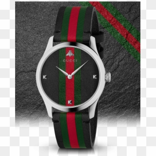 Just Like Strands Of Dna, The Signature Gucci Style - Gucci Watch Clipart