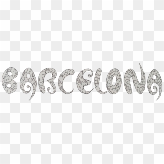 Vector Library Stock Barcelona Drawing - Sketch Clipart