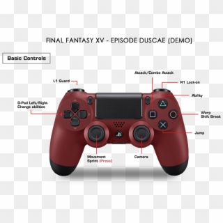 Below Is The Basic Control Scheme Of The Demo - Final Fantasy 15 Control Scheme Clipart