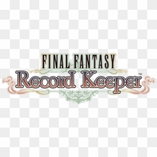 Sleigh Of New Content Coming To Final Fantasy - Final Fantasy Record Keeper Logo Clipart