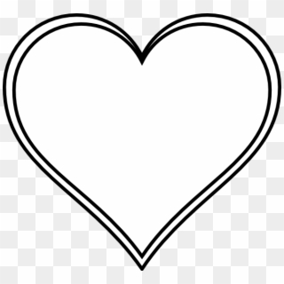Black outline heart emoji