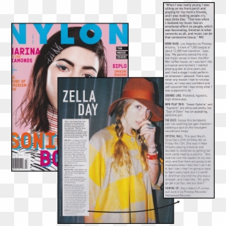Nylon - Zella Day - Magazine Clipart