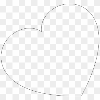 Heart Clipart Clipart Printable - Transparent Background Heart Outline - Png Download