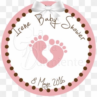 Etiquetas Baby Shower Niña - Baby Feet Clip Art Png Transparent Png