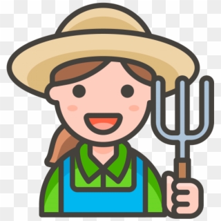 Woman Farmer Emoji Png Transparent Emoji - Woman Judge Vector Clipart