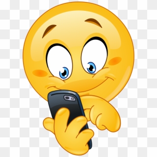 Emoji With A Phone Clipart