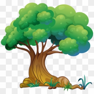 Arbol - Cartoon Tree Png Clipart