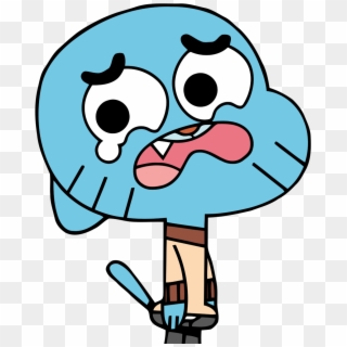 Gumball Sticker - Amazing World Of Gumball Crying Clipart