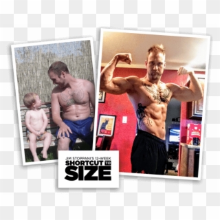 Brent Gained 25lbs Of Muscle And Lost 10% Body Fat - Bodybuilding Clipart