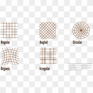 Types Of Grids - Different Types Of Grid Pattern Clipart