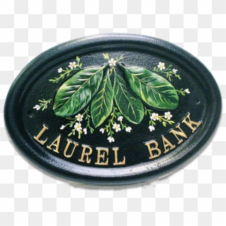Laurel Leaves House Sign - Tea Plant Clipart