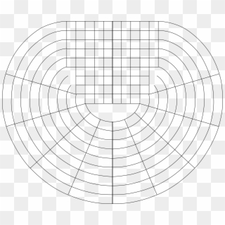 Anamorphosis Drawing Grid - Circle Clipart