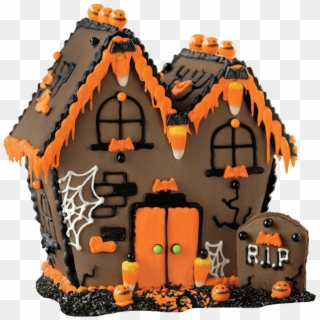 Halloween House Vector Free Png Photo - Haunted House Gingerbread House Clipart