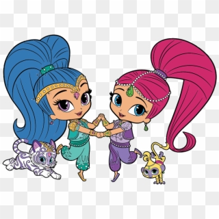 Shimmer And Shine Png Images - Draw Shimmer And Shine Clipart
