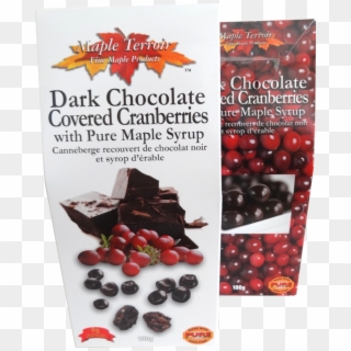 Dark Chocolate Covered Cranberry & Canadian Maple Syrup Clipart