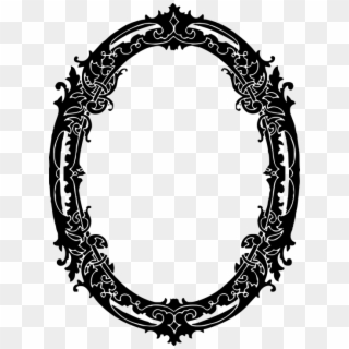 Oval Picture Frame Clip Art - Png Download
