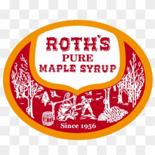 Roth's Maple Syrup Logo - Circle Clipart