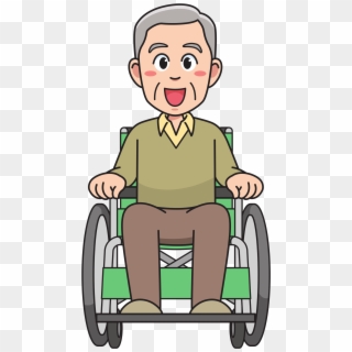 Grandfather Png Free Download - Grandfather In The Wheelchair Clipart