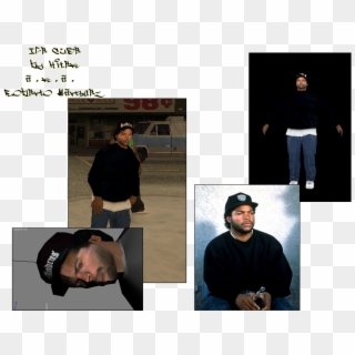 Image - Gta San Andreas Skin Of Ice Cube Clipart