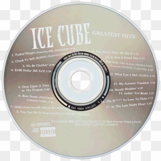 Ice Cube Greatest Hits Cd Disc Image - Ice Cube Greatest Hits Plyta Clipart