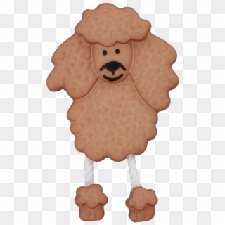 Polyester Button Poodle Article - Cartoon Clipart