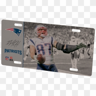 New England Patriots Rob Gronkowski Metal Photo - New England Patriots Clipart