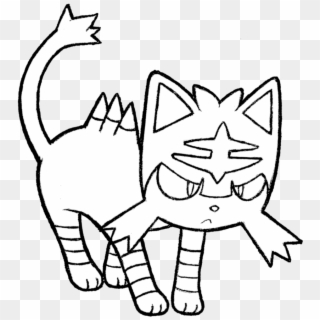 Litten Pokemon Coloring Pages With 28 Collection Of - Pokemon Colouring Pages Litten Clipart