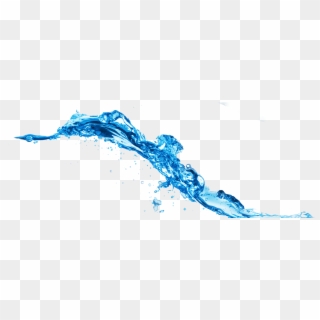 Image Of Splash Of Water - Blue Drink Splash Png Clipart