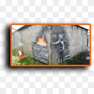 Banksy Comes To Brentwood - Port Talbot Banksy Clipart
