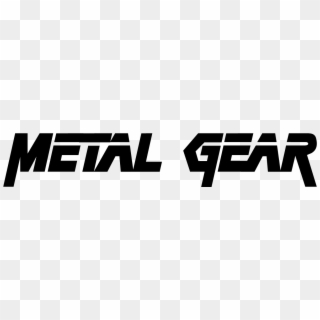 Metal Gear Solid - Metal Gear Solid Title Font Clipart