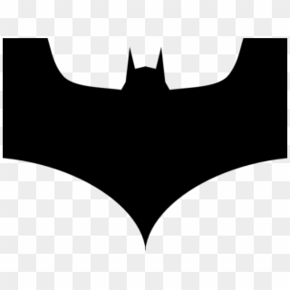 Drawn Bat Symbol - Batman Batarang Logo Clipart