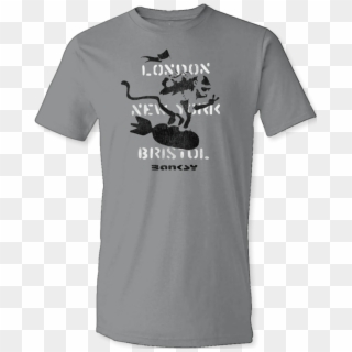 Banksy "london New York Bristol" T Shirt - Reining Clipart